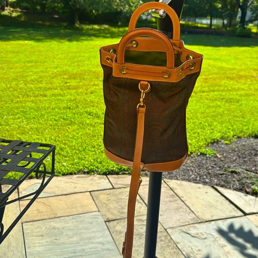 Etro bag Brown and Tan Women's Paisley Bag